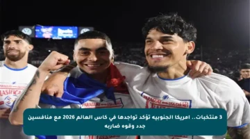 3 منتخبات.. أمريكا الجنوبية تؤكد تواجدها في كأس العالم 2026 مع منافسين جدد وقوة ضاربة